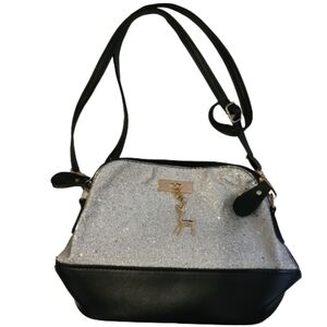 FASHION BAG Shoulder bag black silver gold deer crossbody bag